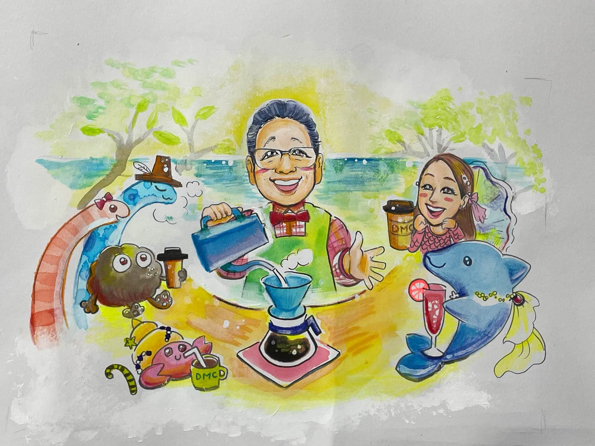 ウェルカムボード☕️✨①｜吉田顕