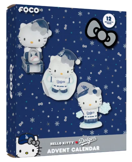 ドジャース×ハローキティ新作登場｜12体入り Advent Calendar