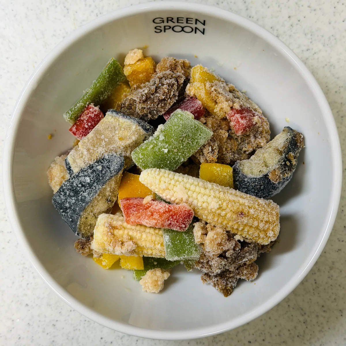 #041 [GREEN SPOON] I tried the authentic colorful vegetable chicken ...