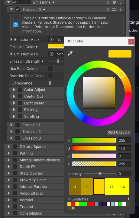Overexposure vs. Color Shift | Poiyomi Neutral Surface Emission｜アサシンな猫