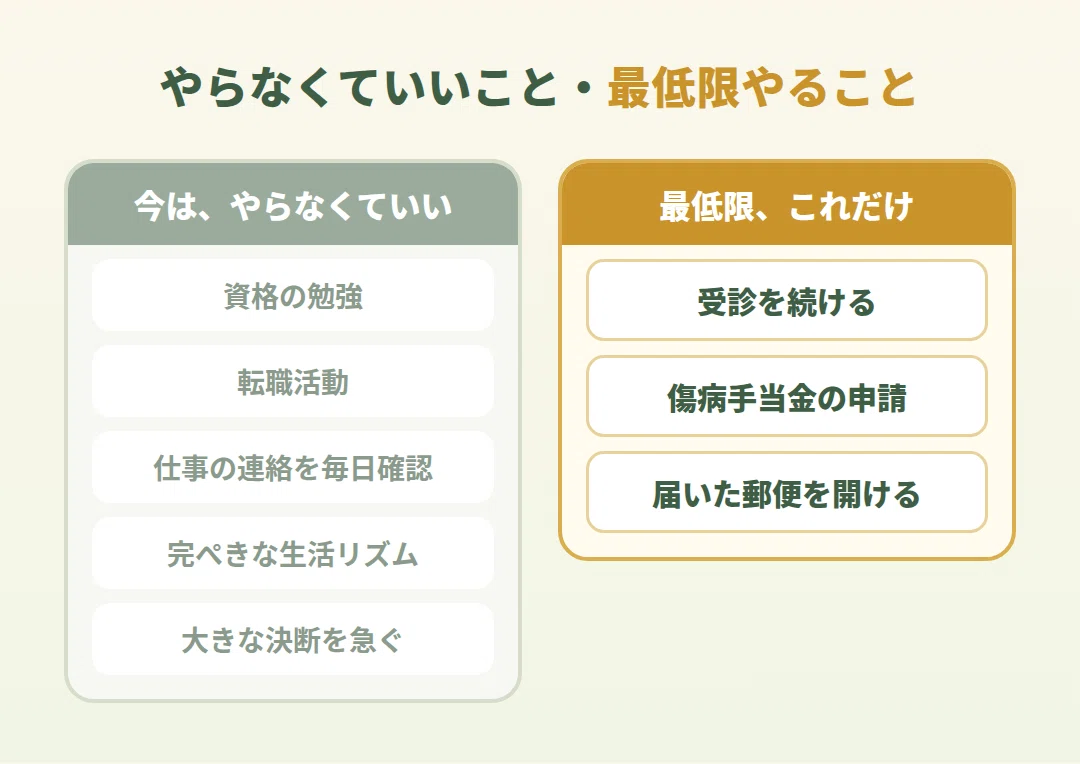 Png Rbm 休職中、何もしたくない自分を責めてしまう人へ|休職中の過ごし方と、最低限の手続き|たいしょくのトリセツ