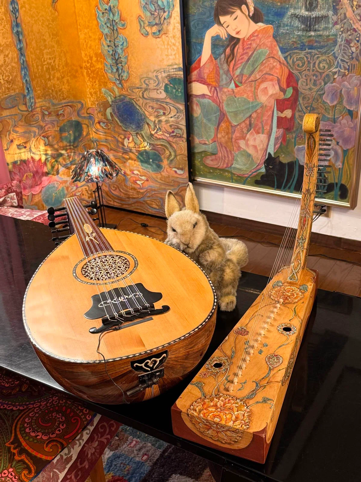 Many String Instruments Salvia Concert and Instrument Design | October Kyoto Harp Class๏ฝใใผใ ๅฏบๆฌๅญไฝ
