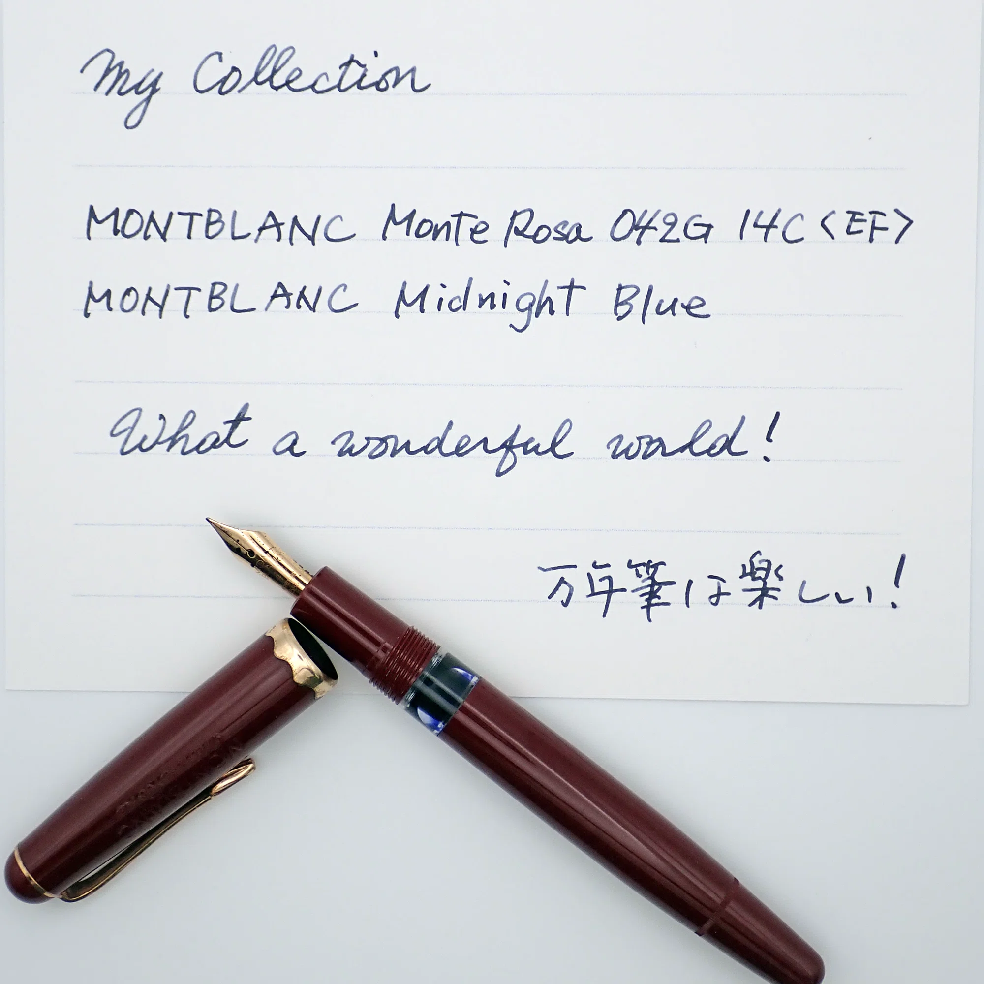 21 My Fountainpen Collection その8 モンブラン モンテローザ042G