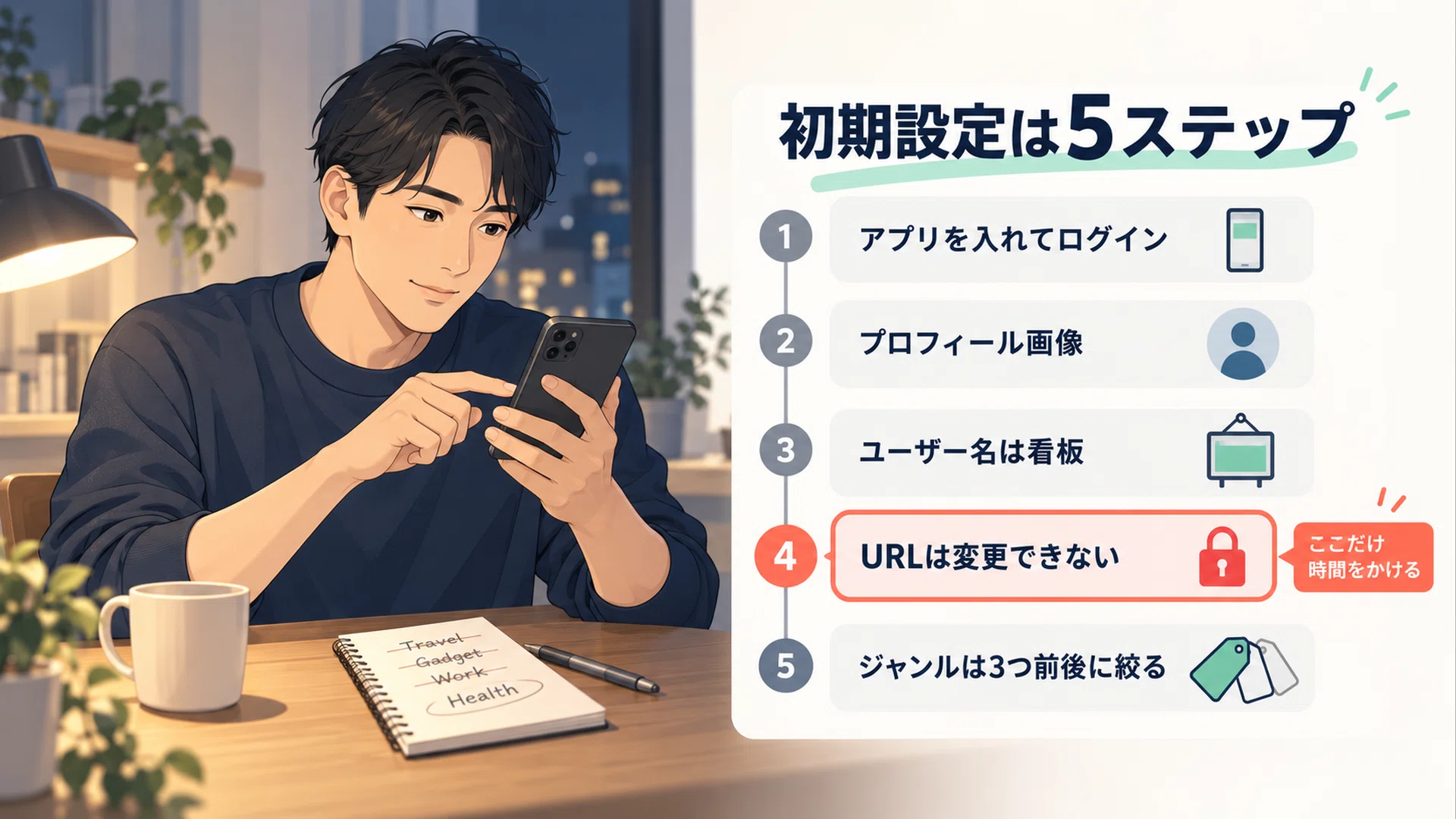 楽天ROOMの始め方｜会社員がSNS発信なしで夜1時間から試す全手順｜レン