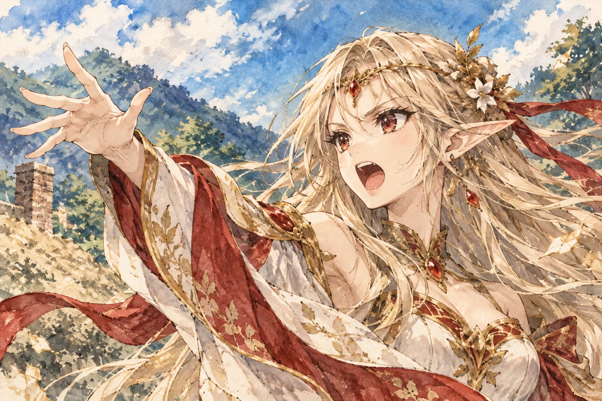 美少女イラスト㉛アニメヒロインエルフ化｜かんべい Mk-Ⅰ