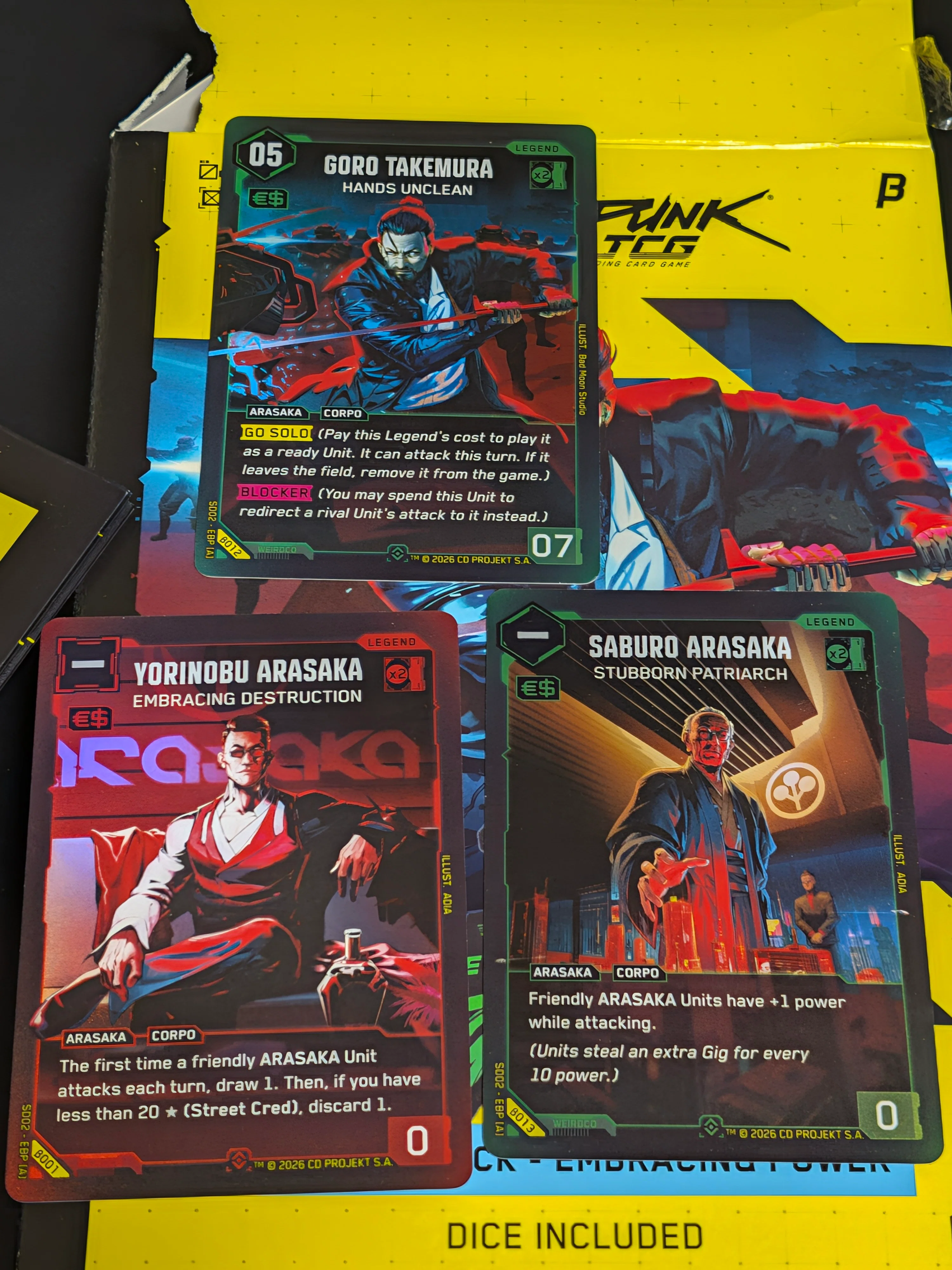 トレカ】Cyberpunk TCG、届く。ナイトシティは最高だ！｜zzz
