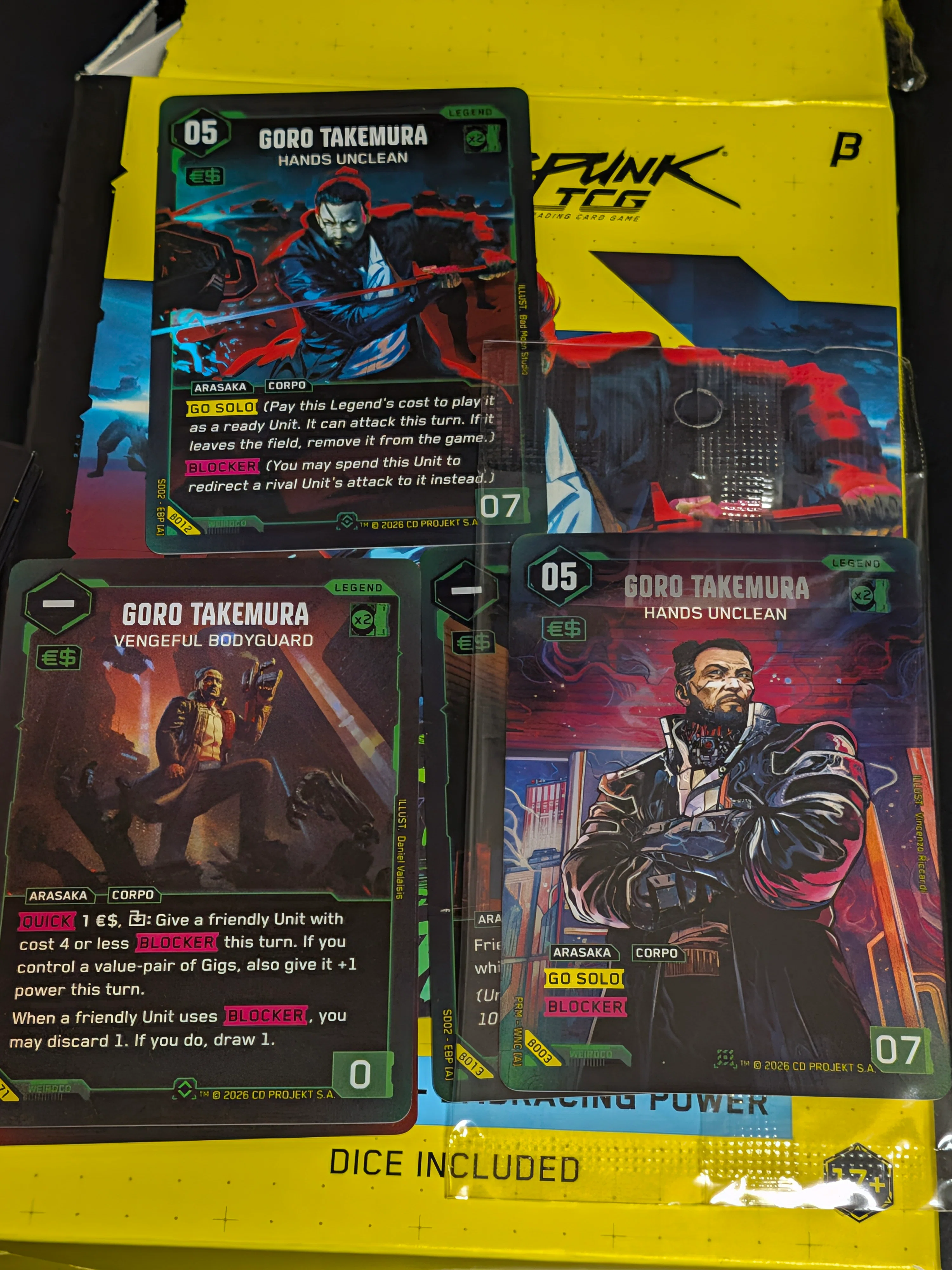 トレカ】Cyberpunk TCG、届く。ナイトシティは最高だ！｜zzz