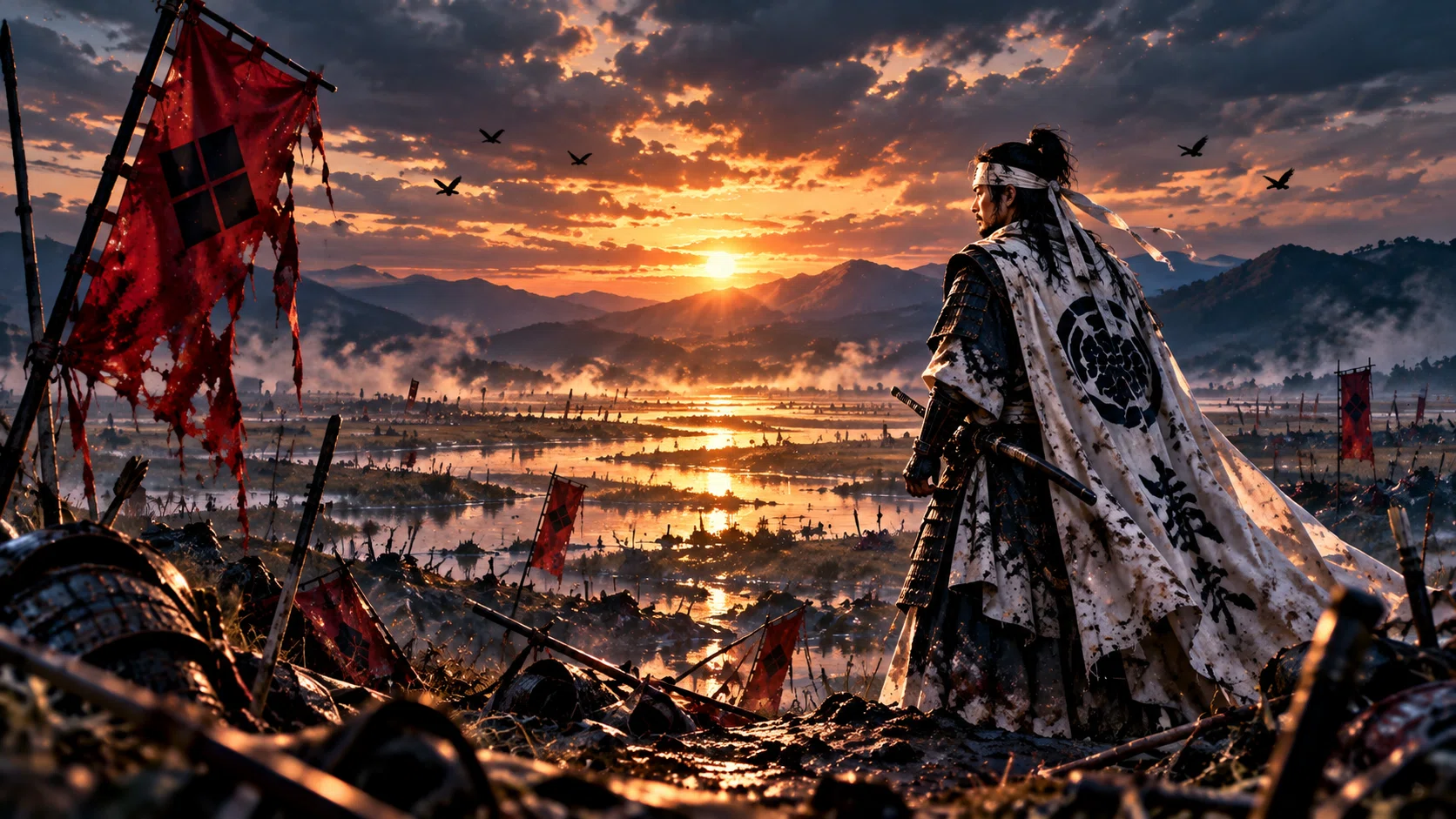 I had Takeda Shingen and Uesugi Kenshin rap, and then I started ...
