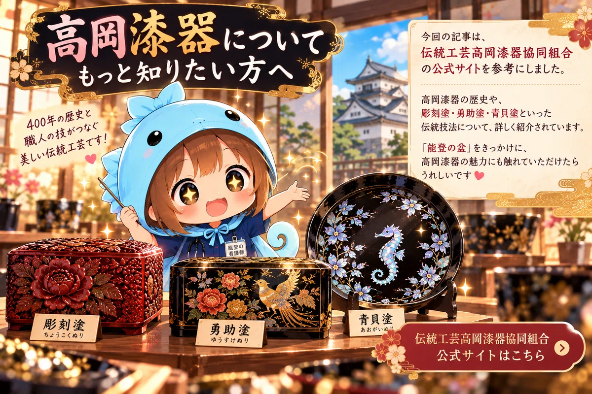 高岡漆器　お盆　伝統工芸品 高岡漆器って何？「能登の盆」に使われている伝統技法をご紹介✨｜能登