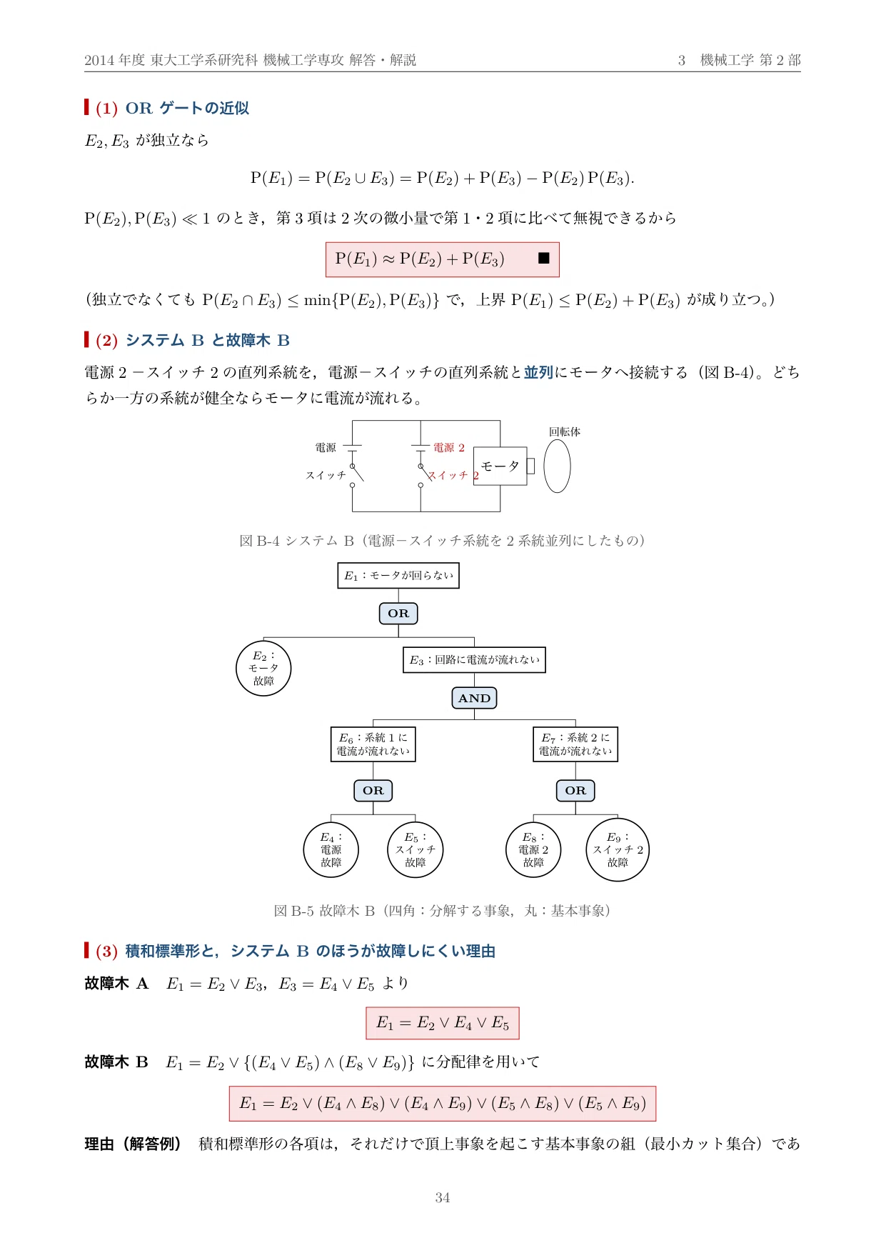 院試過去問・全文無料】2014年度 東京大学 工学系研究科 機械工学専攻