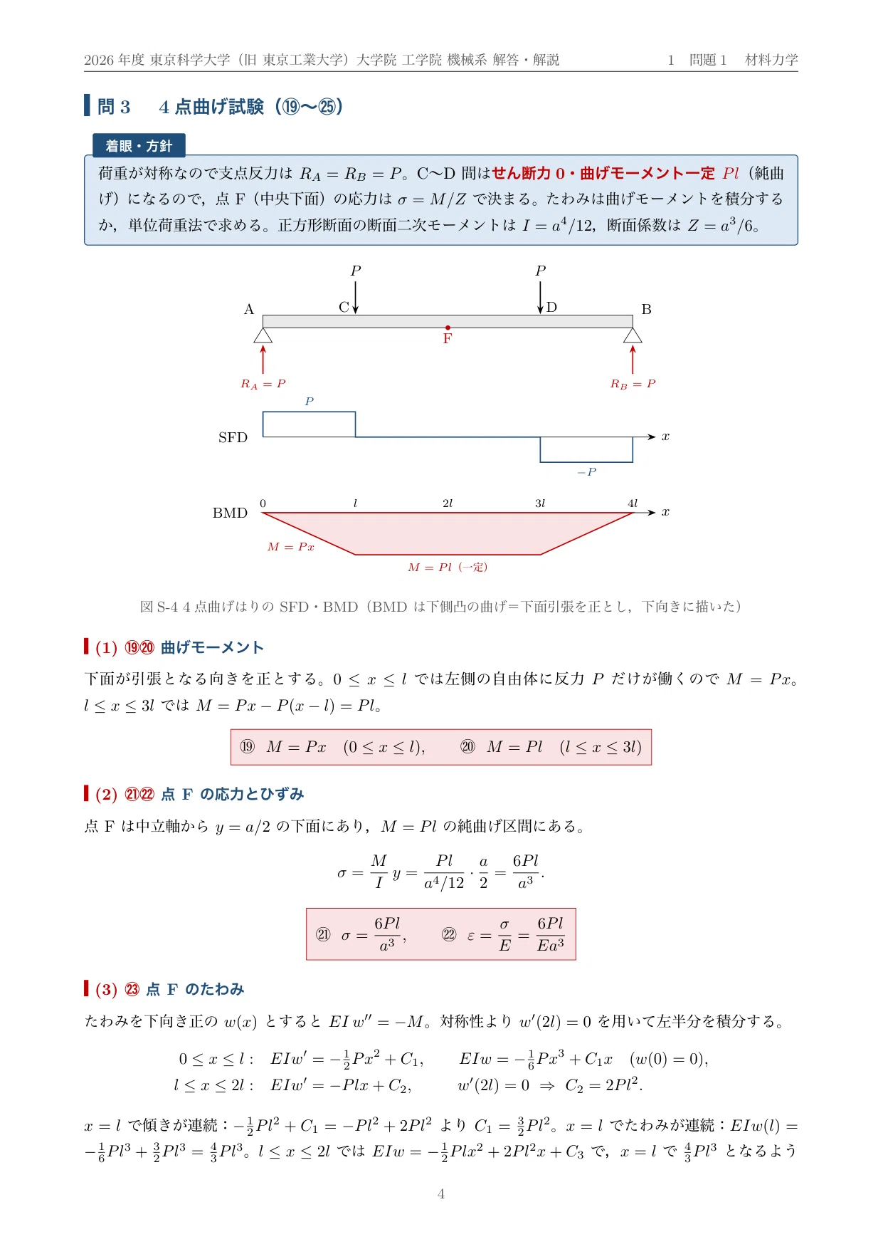院試過去問】2026年度 東京科学大学 工学院 機械系 解答・解説（全54小
