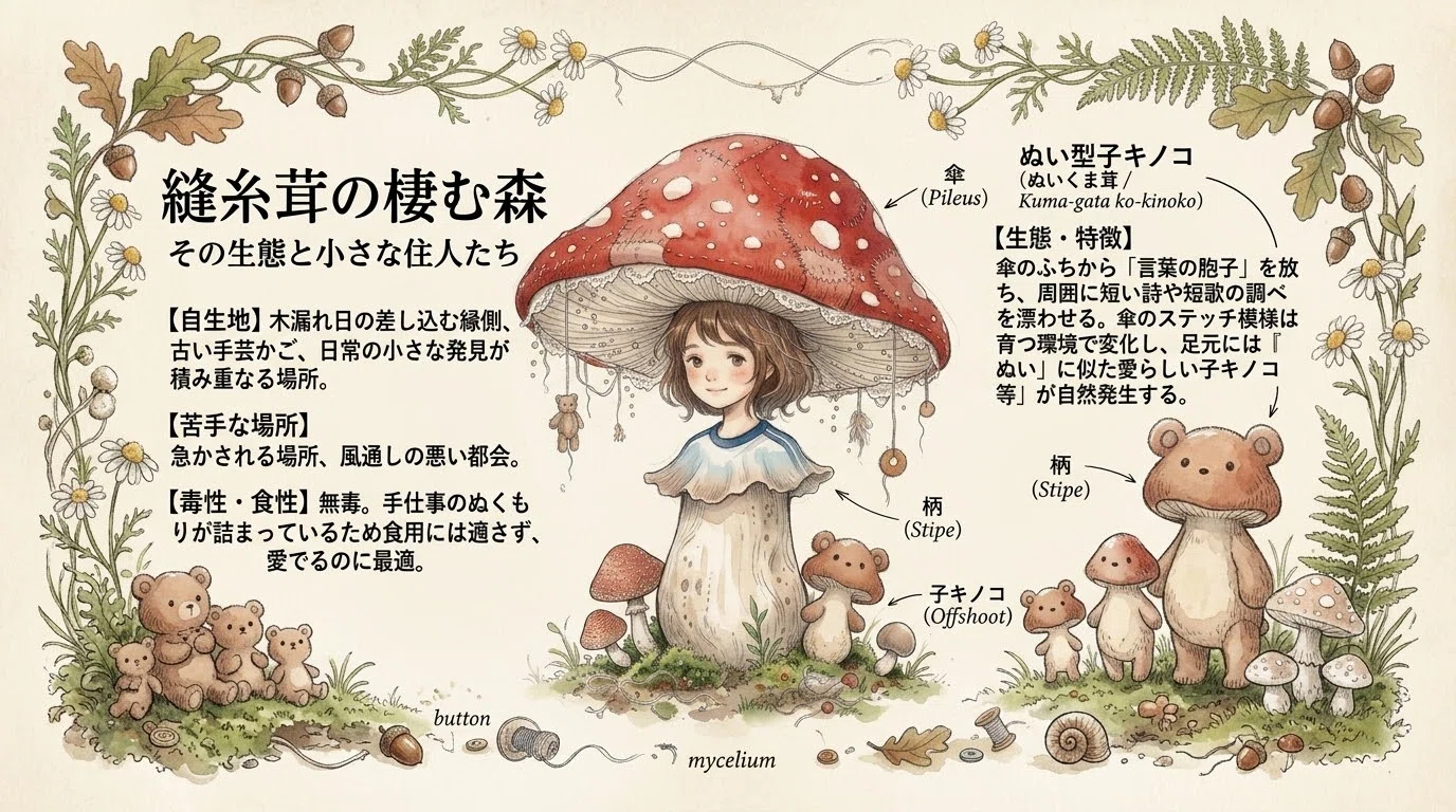 今日もキノコを愛でる│キノコ図鑑🍄│ひとこと音声あり🗣️│noteのご