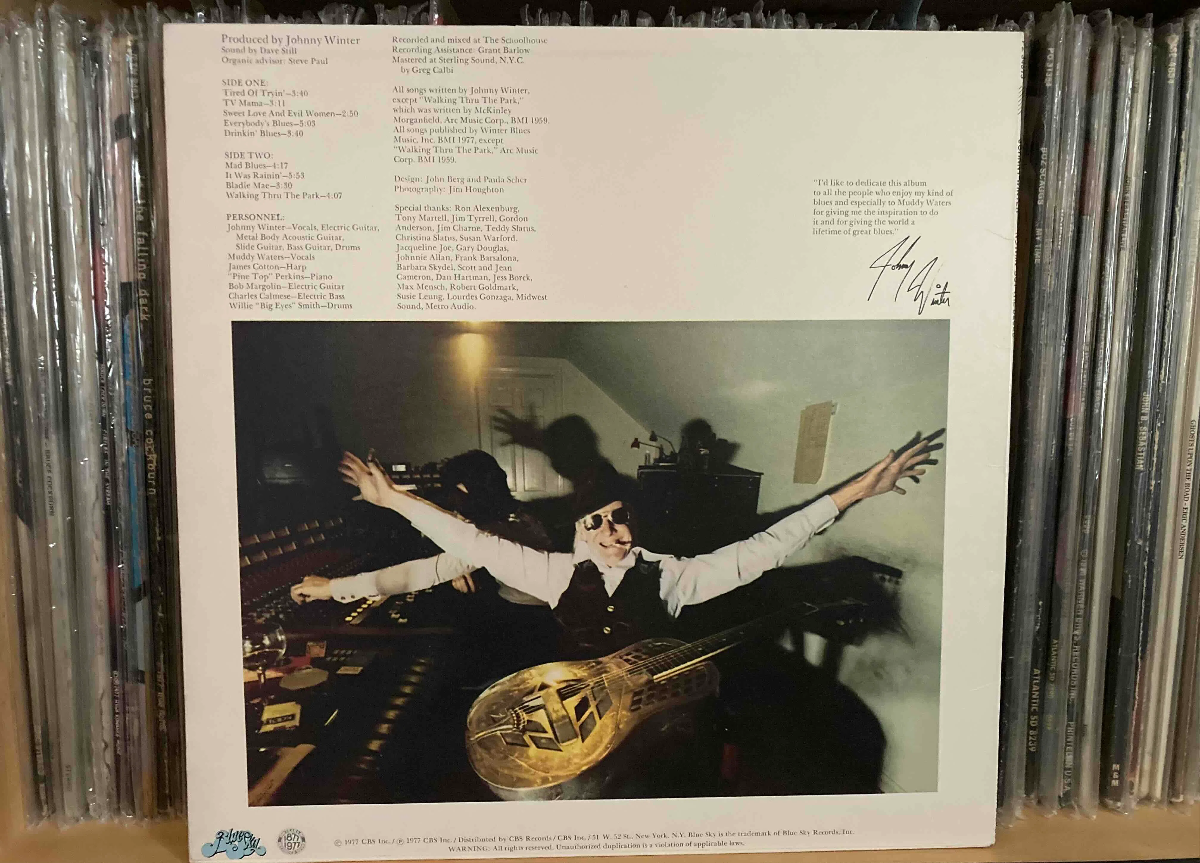 Johnny Winter [ Nothin' But The Blues ] Blue Sky PZ-34813