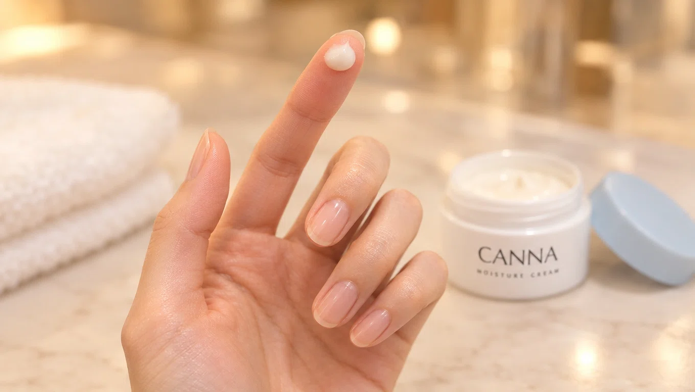 CANNA モイスチャーエッセンス&Cプロテオクリーム 頬のつっぱりが気になる私の保湿習慣。夜はCANNAモイスチャー