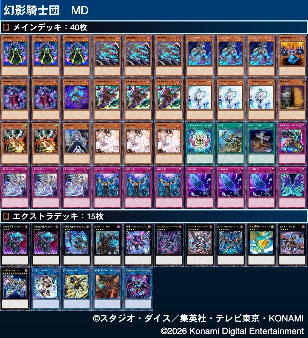 Summary of New †Phantom Knights† Combos [Yu-Gi-Oh! MD]｜フジキ