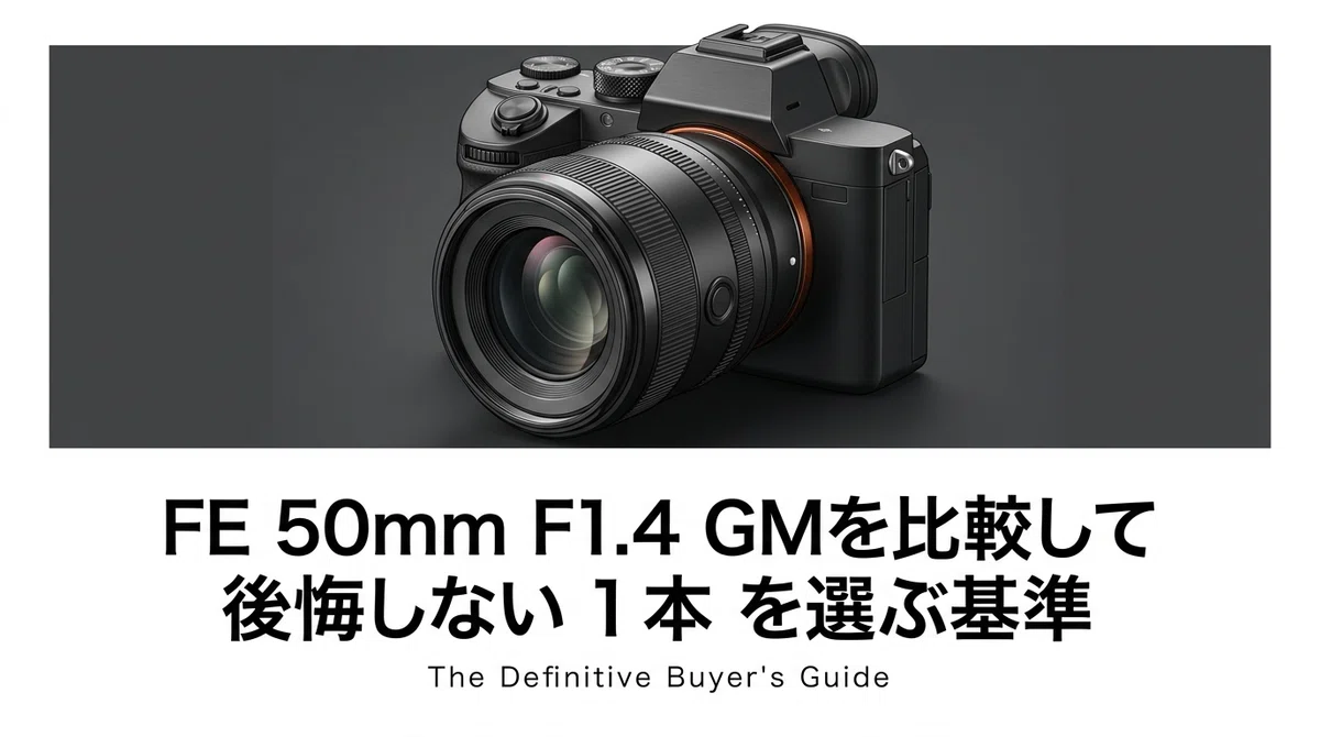 SONYのFE 50mm F1.4 GMを他レンズと比較｜「徹底比較」プロダクト分析man