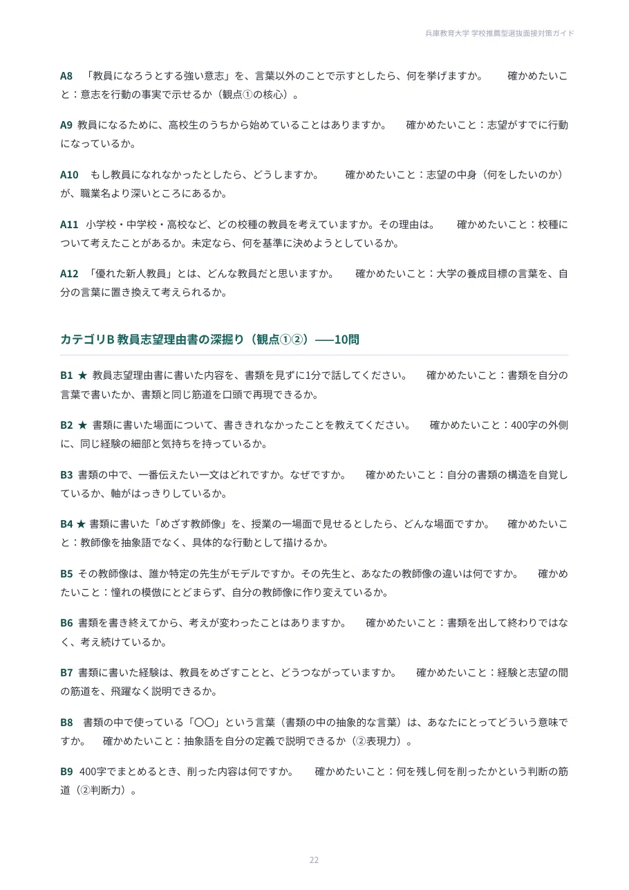 [Hyogo University of Teacher Education] School Recommendation Entrance ...