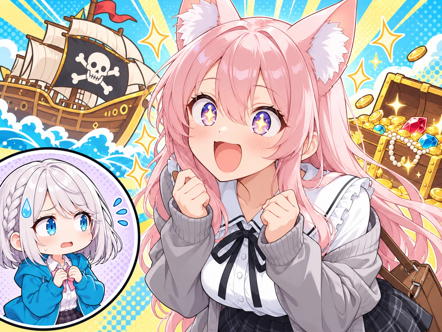 海賊メイド 猫音コハク｜力波
