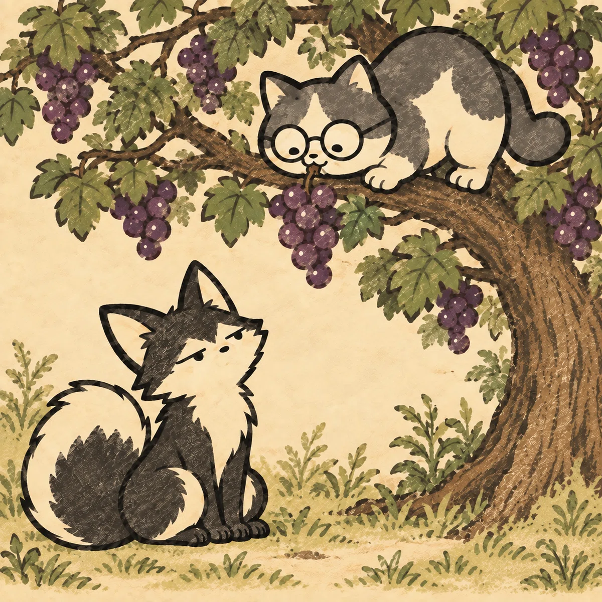 Syntax Folktale: The Delicious Grapes｜アルヴィス・ミドリ川