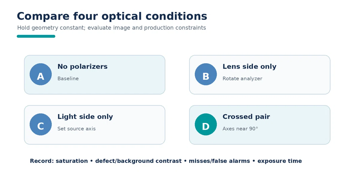 Suppressing Glare on Glossy Surfaces: Changing Visual Inspection with ...