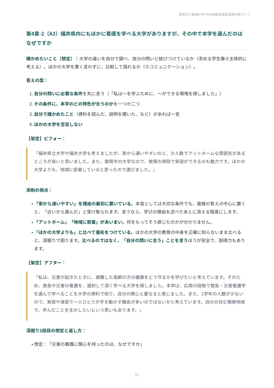 [Tsuruga Nursing University] School Recommendation Entrance Exam ...