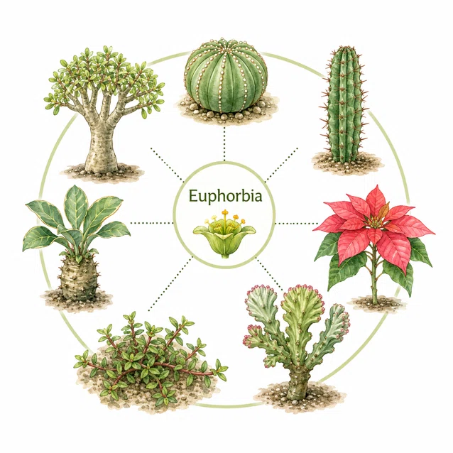 えっ、これもユーフォルビア？』 ―2000種を超える驚きの植物たち