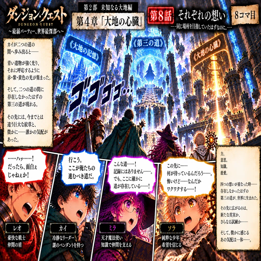 Junction×AI8コマ漫画 ダンジョン・クエスト 第2部 未知なる大地｜Junction