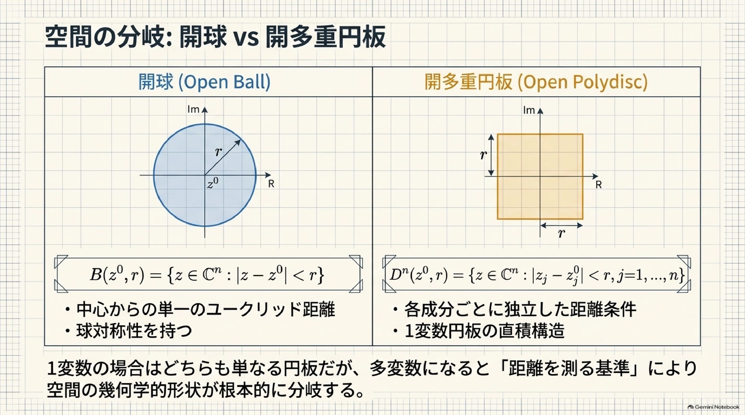 多変数複素関数論の基礎構造｜ari1110