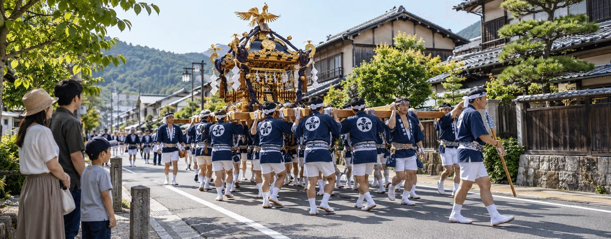 地域の祭礼を続けて楽しむ人々