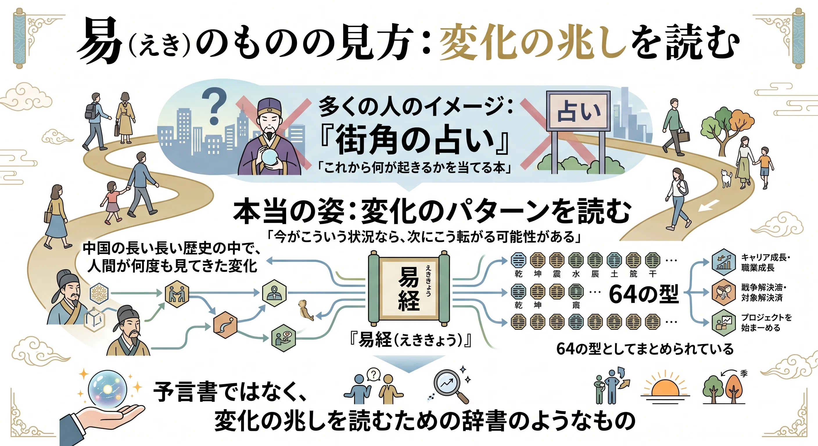 易経】易は「当てる本」ではなく、不安を軽くする本でした｜齊藤潤