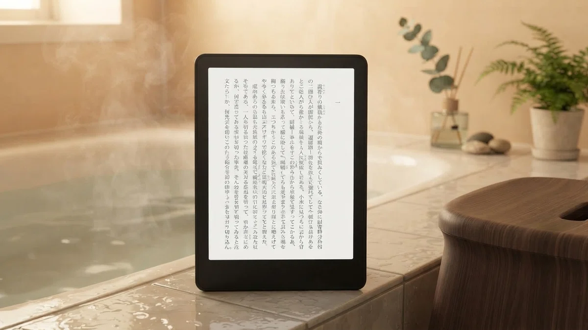 防水Kindleでお風呂読書を楽しむ おすすめモデルと注意点｜ガジェット