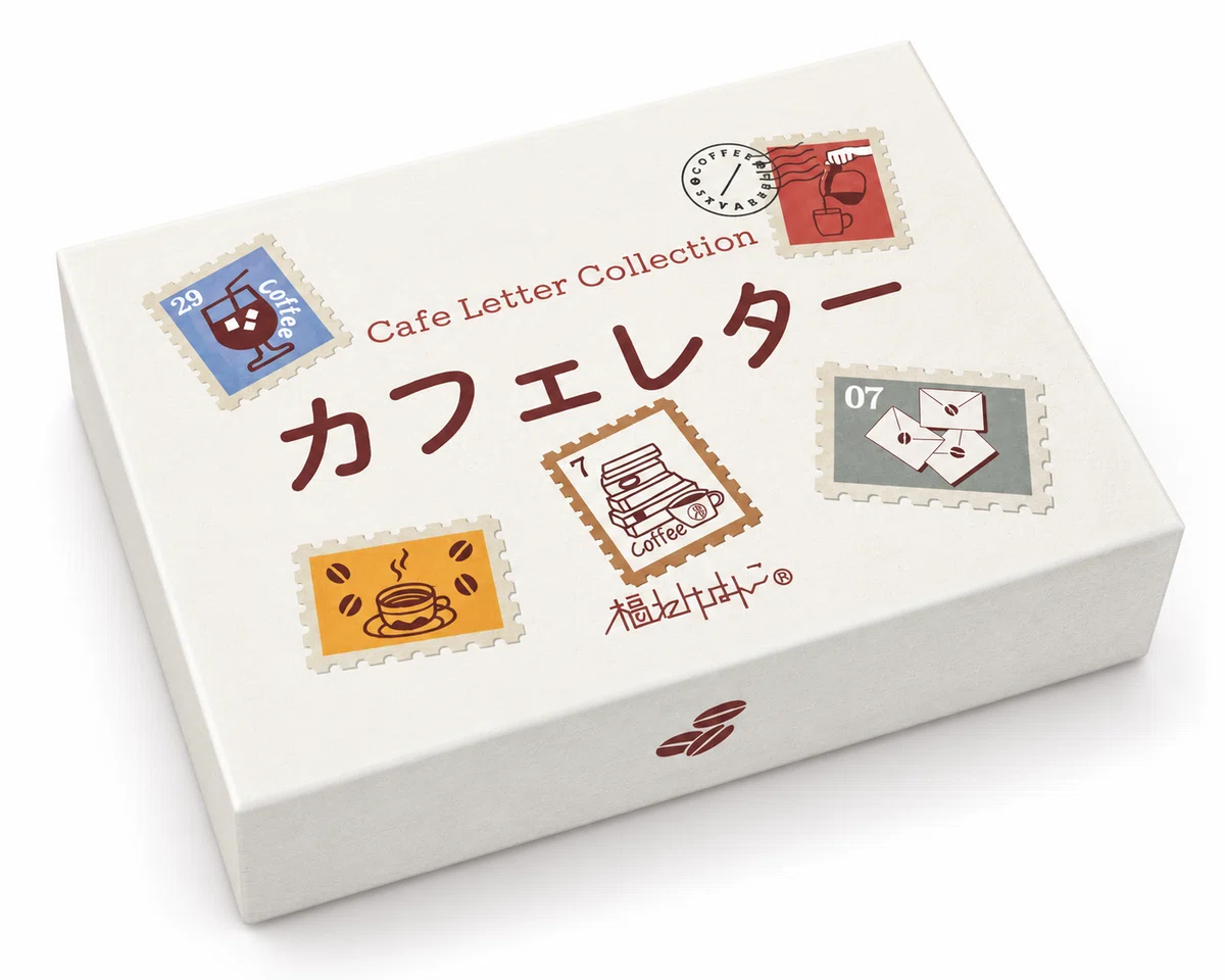 文具女子博戦利品｜福わけはんこのカフェシールとカフェレター｜女子6