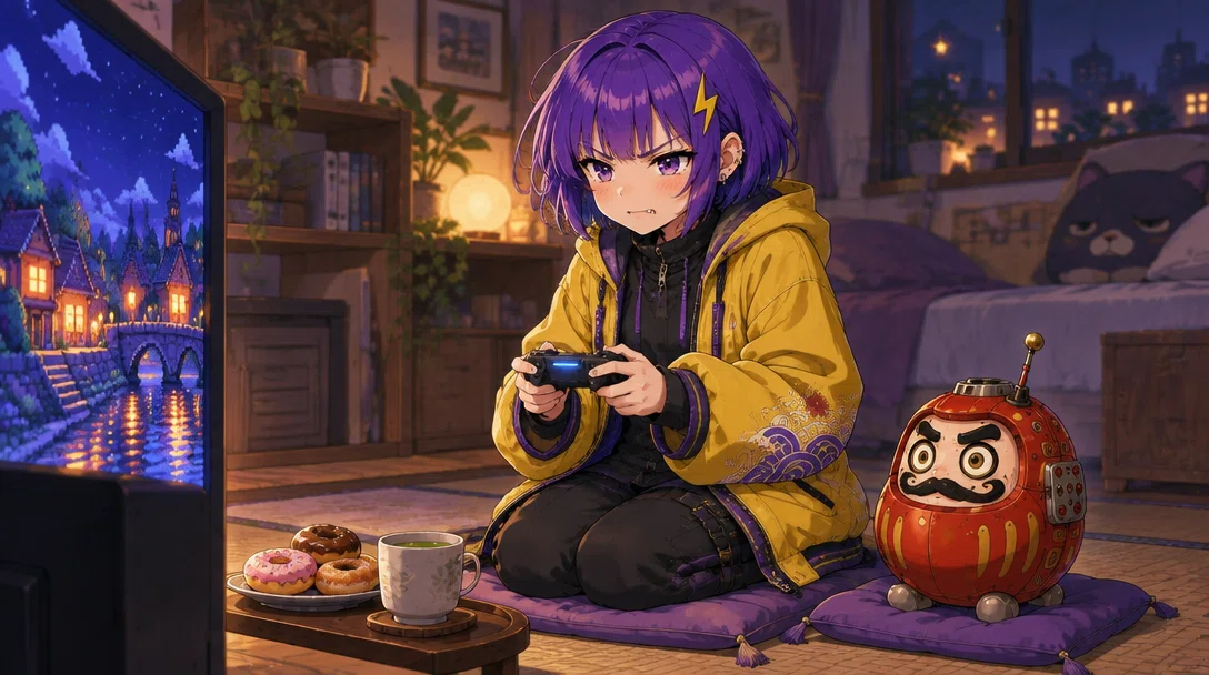 ［挿絵：セツnote投稿用/143_挿絵_55_03_モネ姫の正座.png］