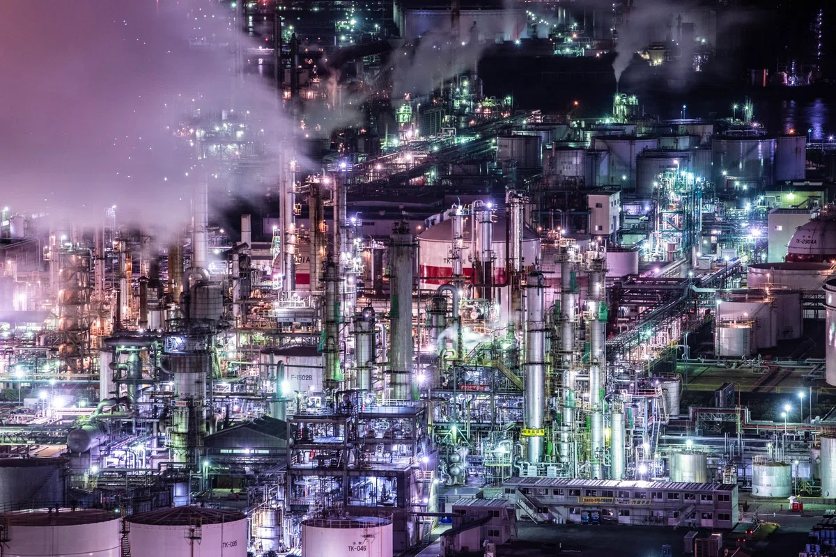 Photographing Yokkaichi's Factory Night Views｜だーまん