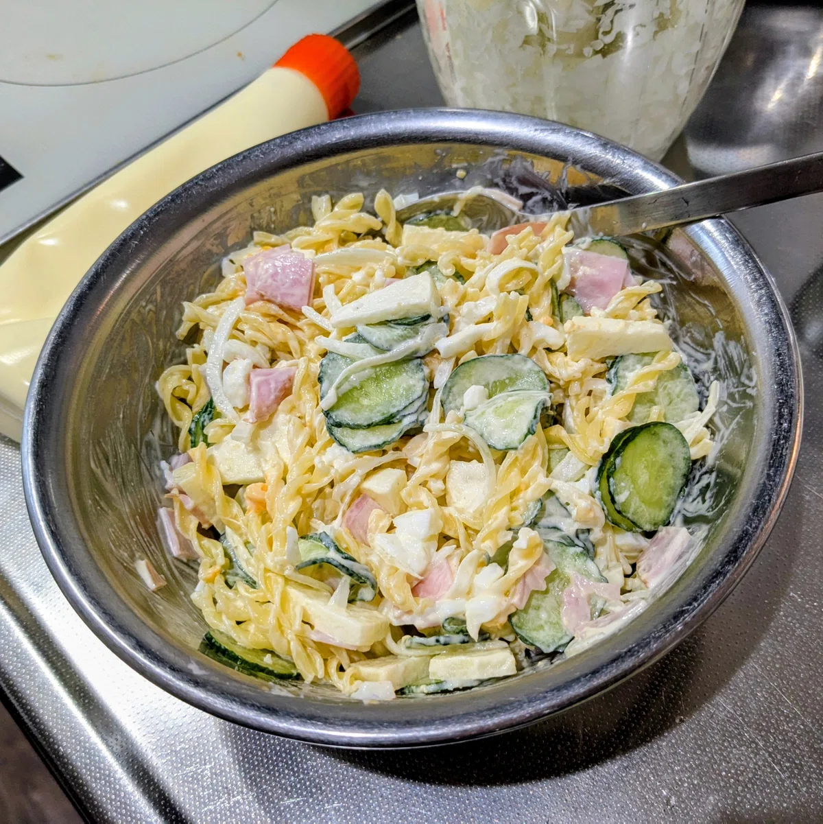 Macaroni Salad with Apple｜saji│日々の一匙