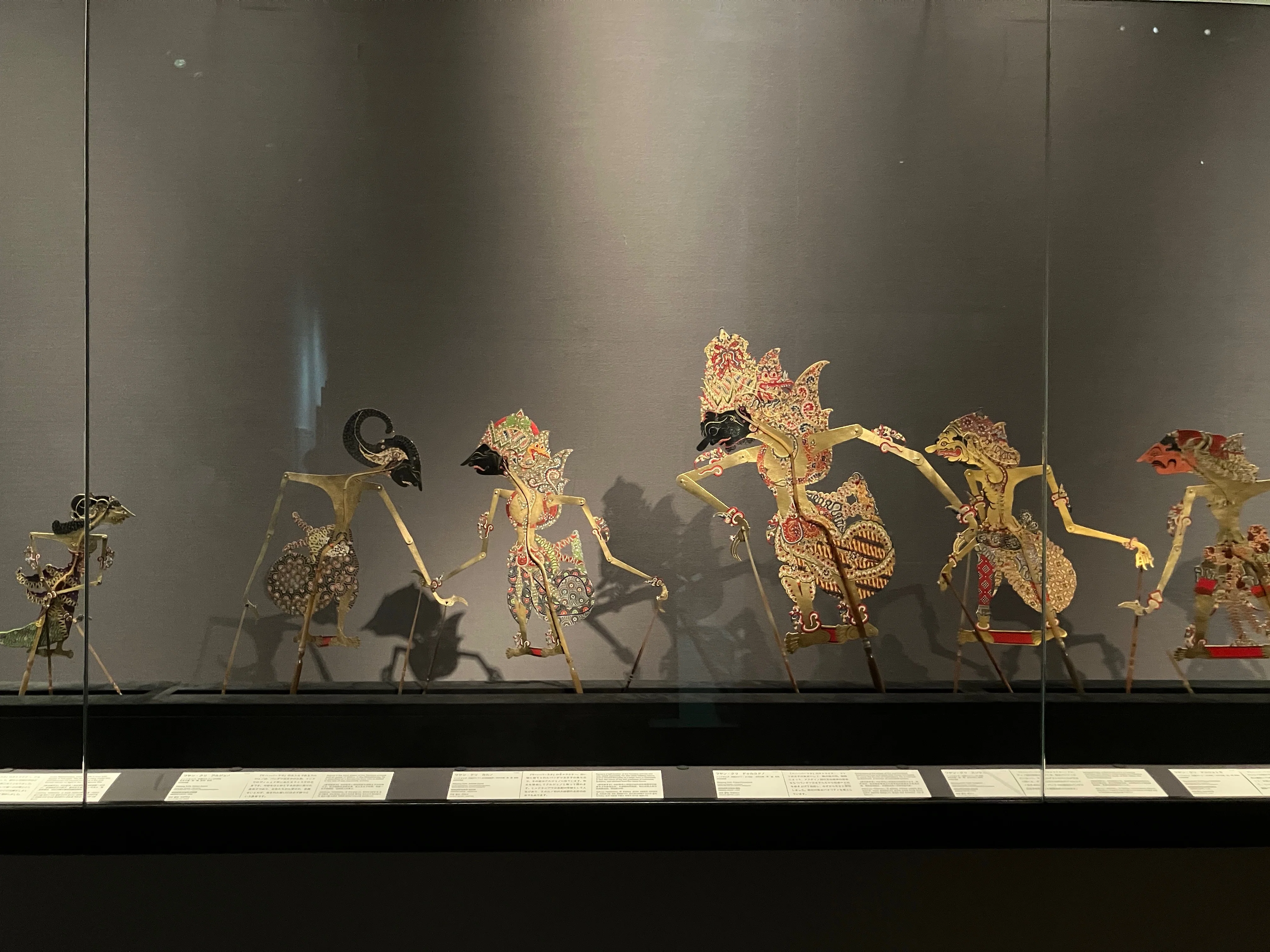 東洋館でインドネシアの影絵人形・ワヤン・クリを見る＠東京国立博物館