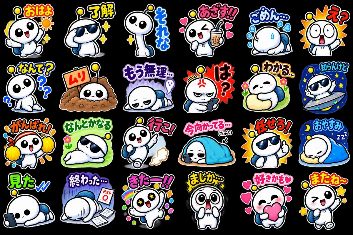 Line Sticker Like I tried making LINE stickers|宗形智
