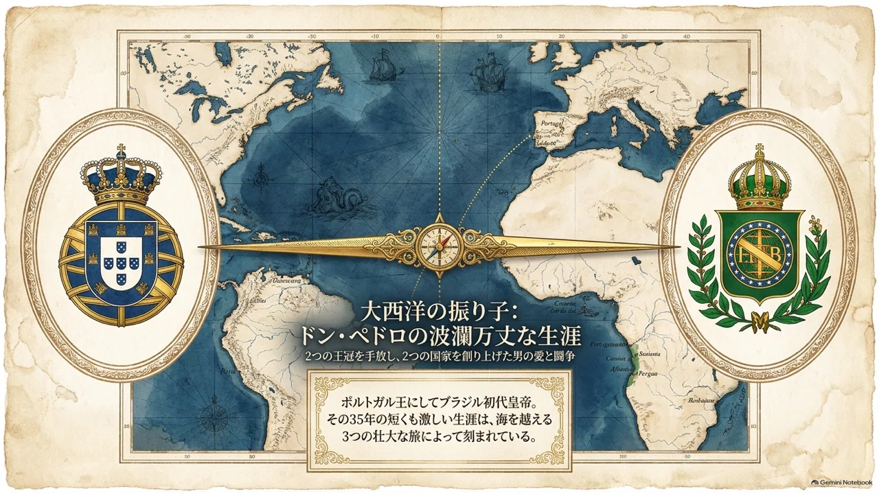 ブラジル建国物語|大西洋の振り子-ドン・ペドロの波乱万丈な生涯