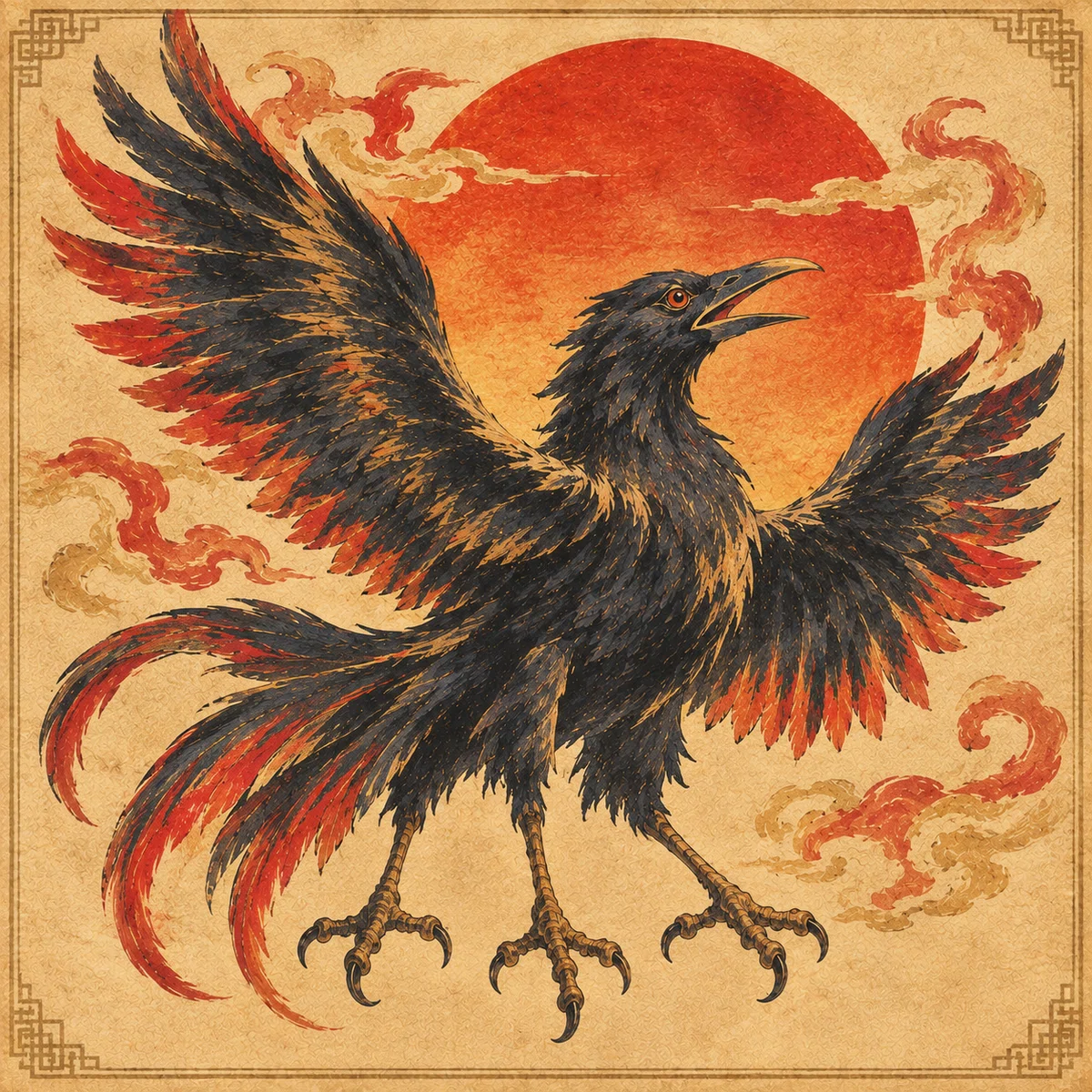 中国神話】三足烏 ― 日本代表の八咫烏につながる「太陽の鳥」｜華流