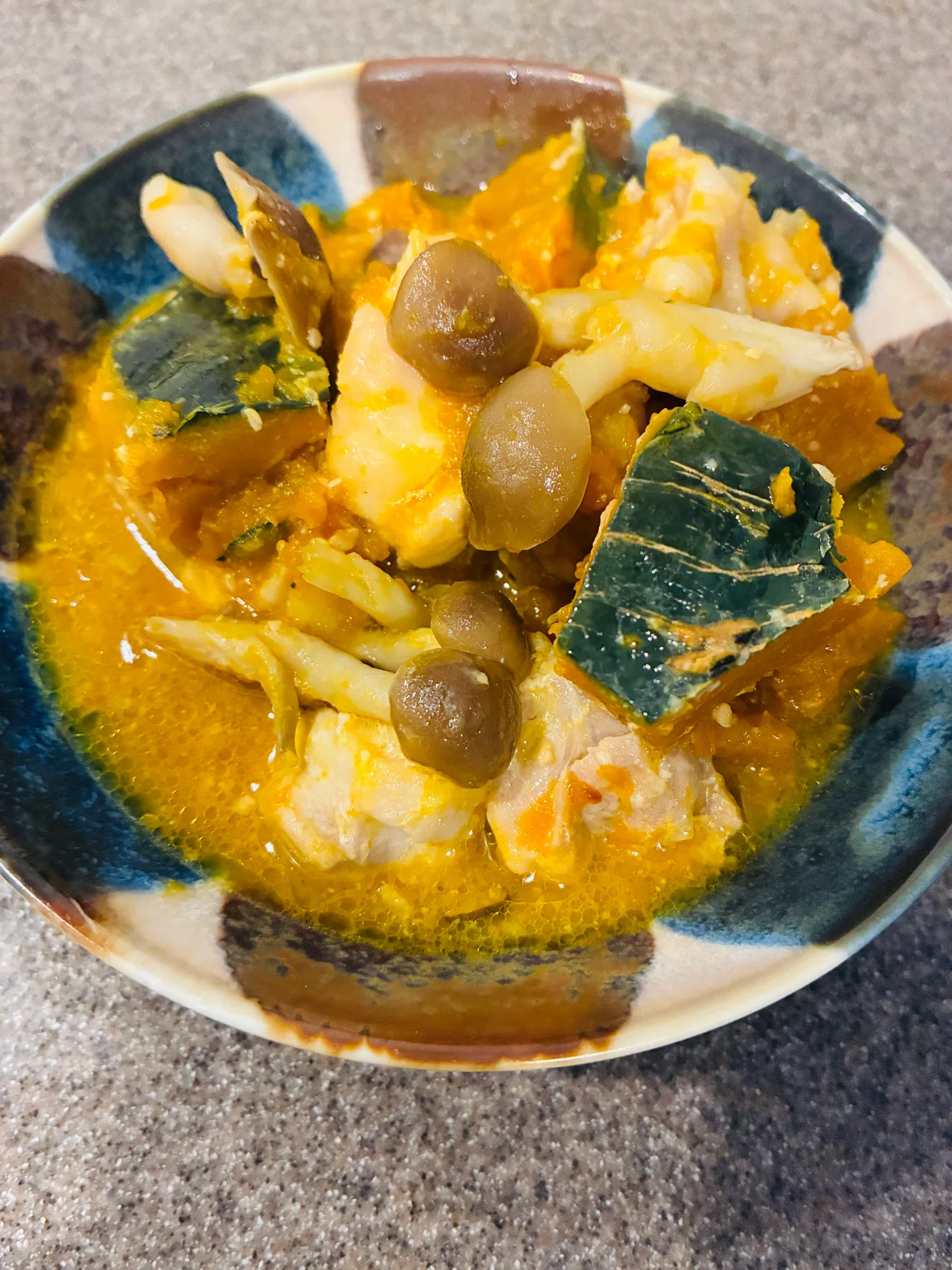 ホットクックでかぼちゃと鶏肉の煮物