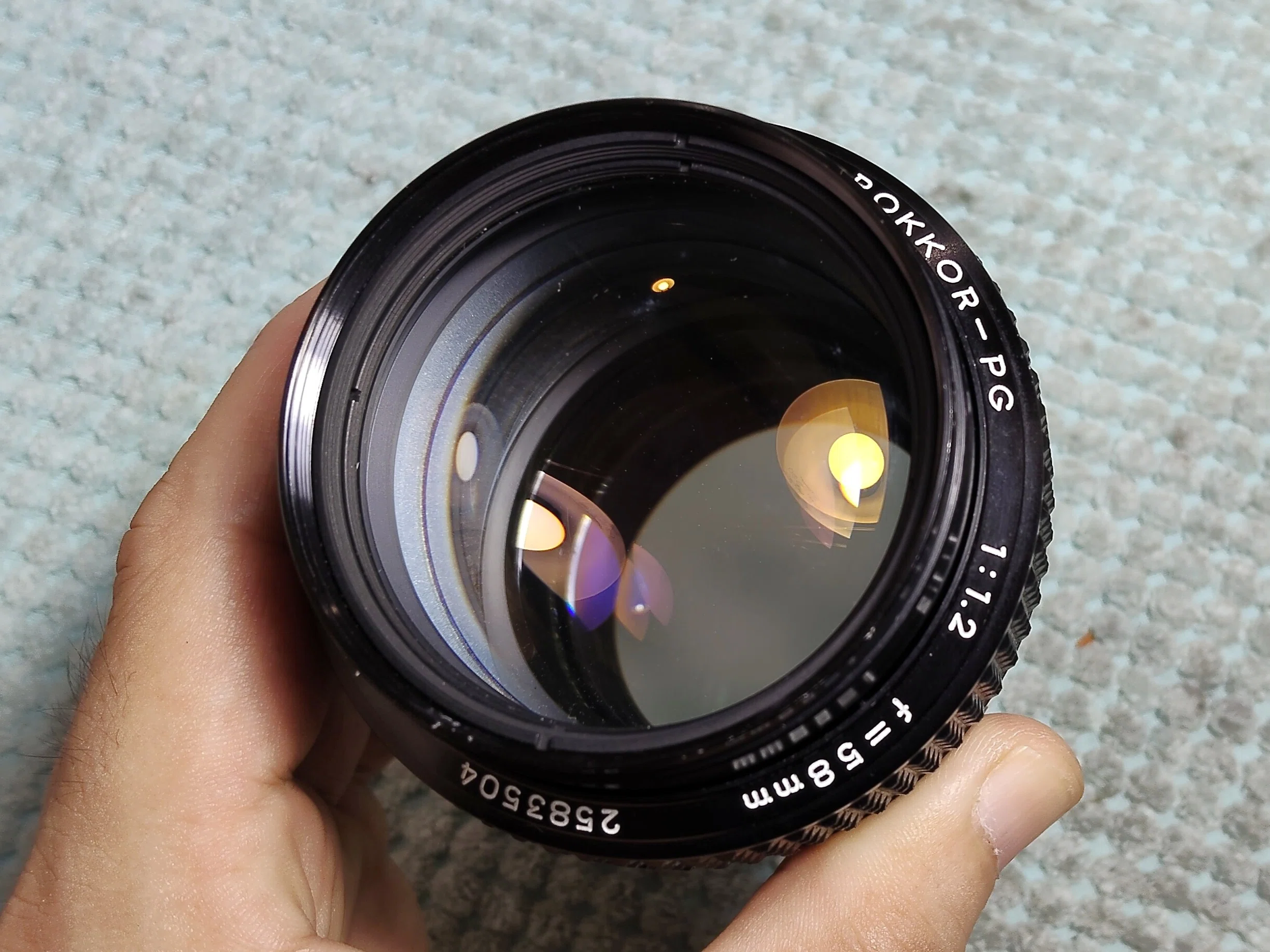 Minolta MC Rokkor 58mm F/1.2、85mm F1.7の分解｜フィルムカメラ修理