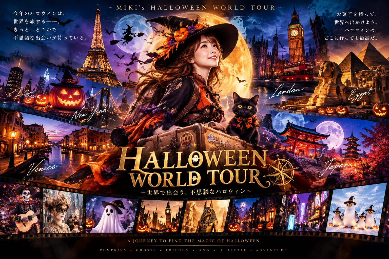 ✨世界のハロウィンを見てきて〜✨｜セラフのHALLOWEEN WORLD TOUR