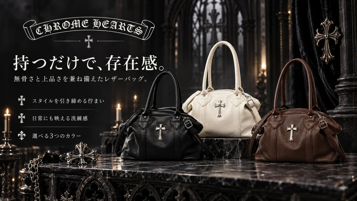黒だけじゃない。」Chrome Hearts バッグが大人を惹きつける理由