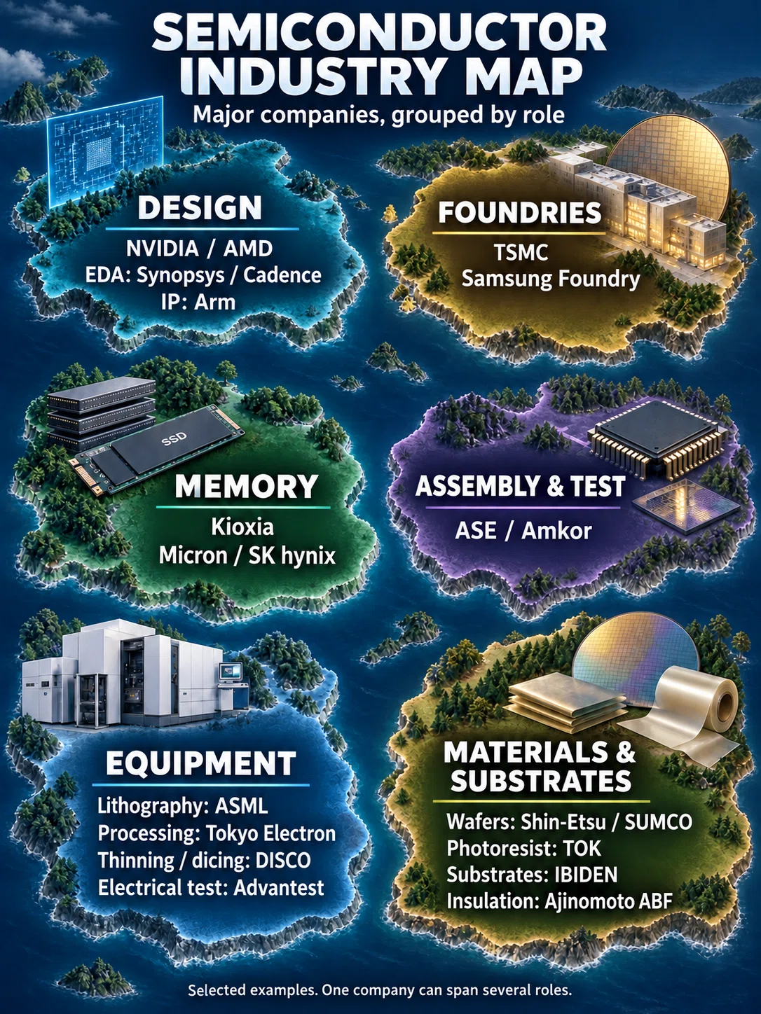 Who Makes Semiconductors? An Industry Map from Design to Devices｜朝倉理一