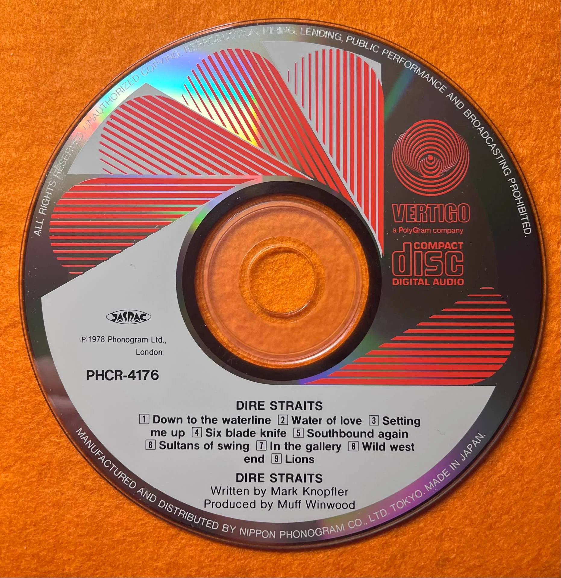 1993 Vertigo/PHCR-4176/JP｜Akira Nakamura