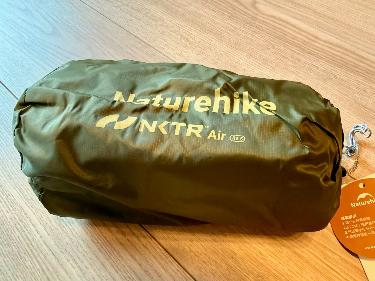Naturehike R3.5 エアーマットをレビュー！軽さ特化でフェス泊に