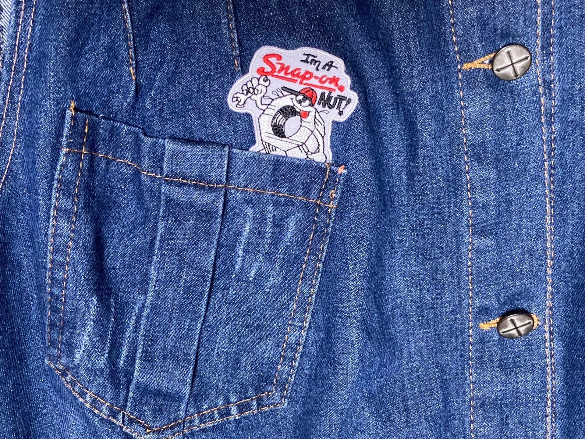 80's USA古着 リメイクデニムジャケット デニムベスト デニムジャケット リメイク✂︎ デニムベスト 完成🥳✨｜Napos🌤️