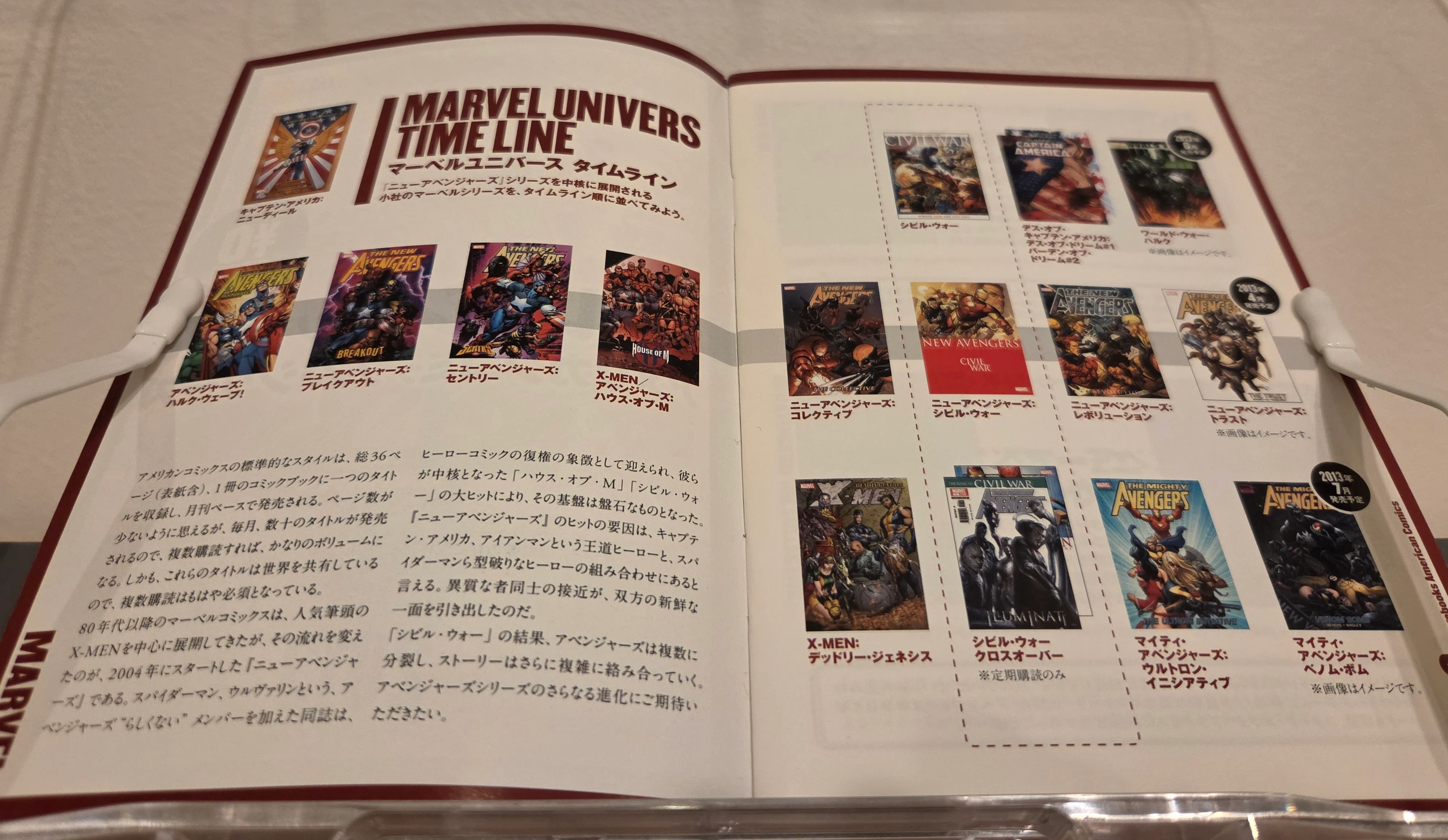 あの頃、邦訳アメコミの読む順番は書店でもらえた。邦訳マーベル最後の