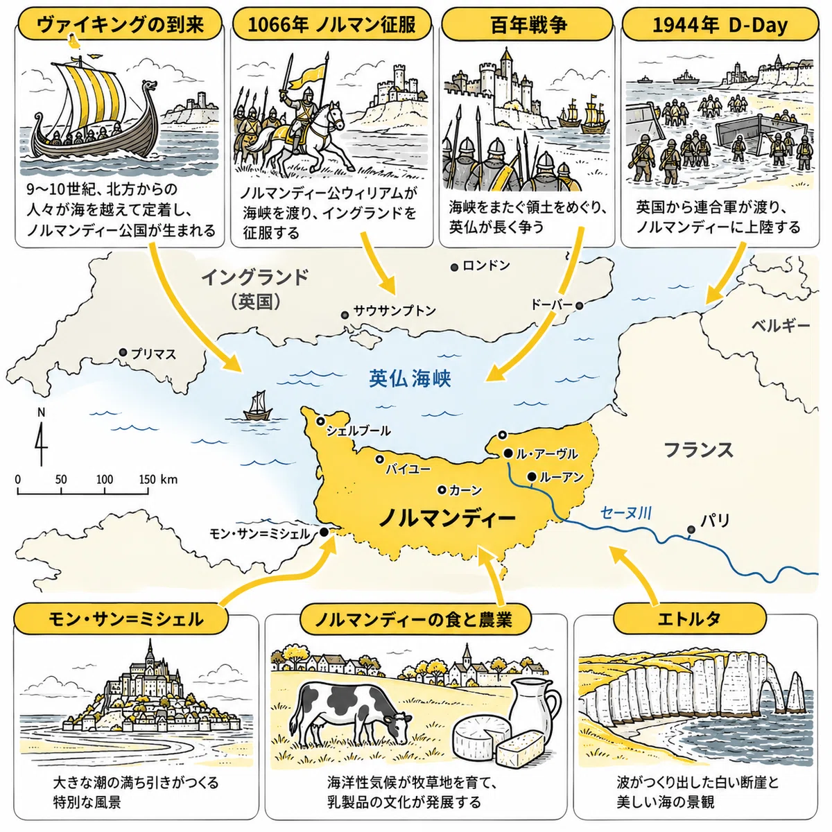 ノルマンディー｜世界を深掘り