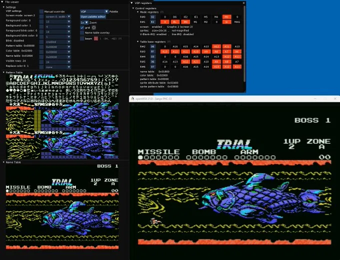 MSX: Using the same PCG definition for the top, middle, and bottom ...
